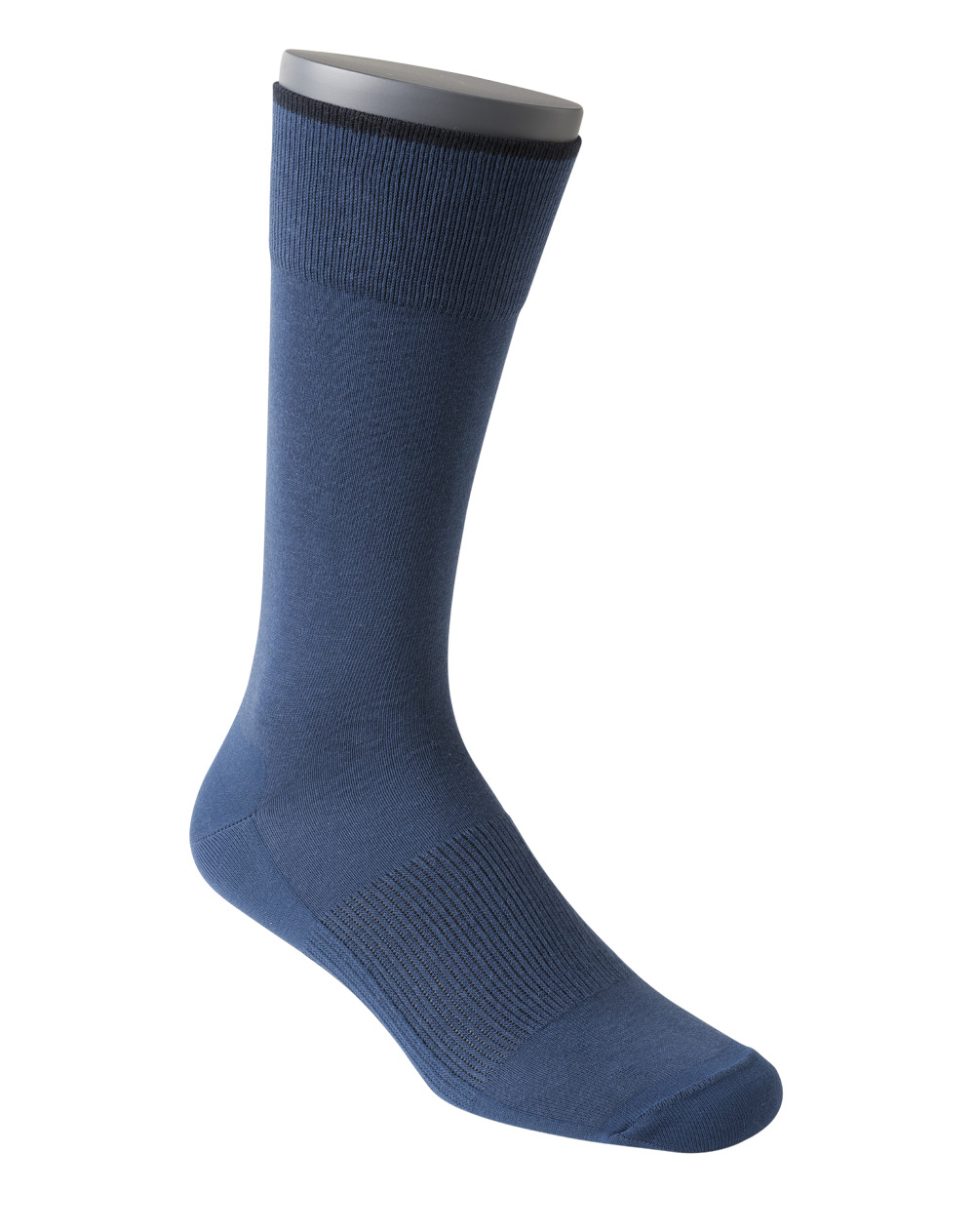 Medias-Hombre-Alicante-Azul-5736-Frente-Punto-Blanco